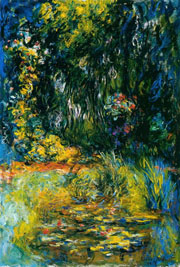 Cuadro de Oscar-Claude Monet - Coin du bassin aux nympheás