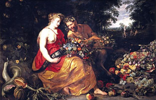 Cuadro de Peter Paul Rubens - Ceres y Pan