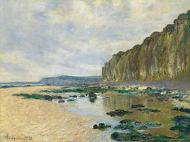 Cuadro de Oscar-Claude Monet - Baja marea en Varengeville