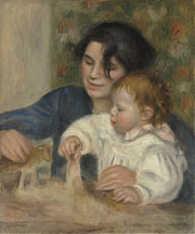 Cuadro de Pierre Auguste Renoir - Gabrielle y Jean