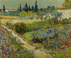Cuadro de Vincent Willem van Gogh  - Jardín en Arles