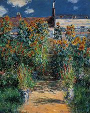 Cuadro de Oscar-Claude Monet - El jardín del artista en Vetheuil