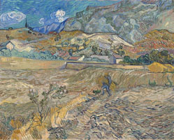 Cuadro de Vincent Willem van Gogh  - Paisaje en Saint-Rémy