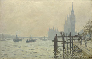 Cuadro de Oscar-Claude Monet - El Thames en Westminster