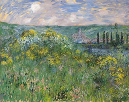 Cuadro de Oscar-Claude Monet - Paisaje cerca de Vetheuil