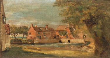 Cuadro de John Constable - Molino de Flatford II