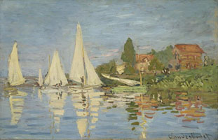 Cuadro de Oscar-Claude Monet - Regatta en Argenteuil