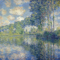Cuadro de Oscar-Claude Monet - Álamos en el Epte