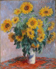 Cuadro de Oscar-Claude Monet - Ramo de girasoles
