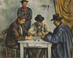 Cuadro de Paul Cézanne - Los jugadores de cartas