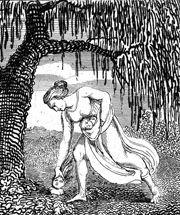 Cuadro de William Blake  - Lo encontré debajo de un árbol