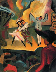 Cuadro de August Macke - Ballet ruso