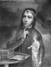 Cuadro de William Blake  - Thomas Alphonso Hayley, dibujo a media longitud