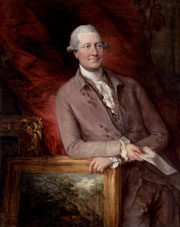 Cuadro de Thomas Gainsborough - Retrato de James Christie