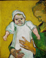 Cuadro de Vincent Willem van Gogh  - Madame Augustine Roulin con el bebé