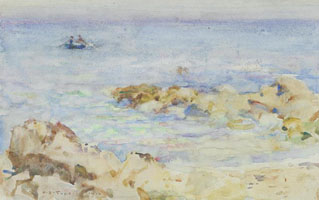 Cuadro de Henry Scott Tuke - Remo de la costa