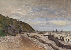 Cuadro de Oscar-Claude Monet - Astillero cerca de Honfleur