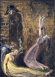 Cuadro de William Blake  - Europa. Una profecía, lámina 13 (Bentley 10)