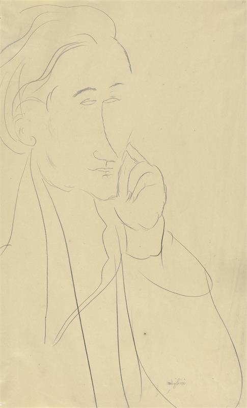 Cuadro de Amedeo Modigliani - Bust of Zborowski