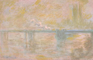 Cuadro de Oscar-Claude Monet - Charing-Cross Bridge en Londres