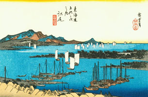 Cuadro de Utagawa Hiroshige - Ejiri