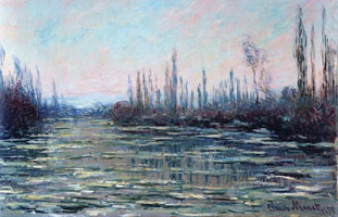 Cuadro de Oscar-Claude Monet - Hielo flotante