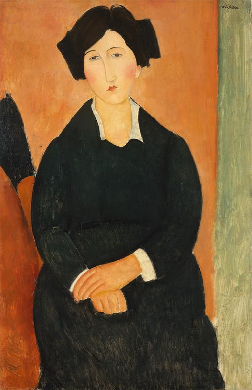 Cuadro de Amedeo Modigliani - The Italian (1917)