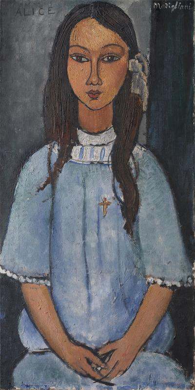 Cuadro de Amedeo Modigliani - Alice (1916 – 1919)