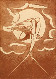 Cuadro de William Blake  - Europa. Una profecía, Frontispiece Proof Impression