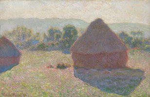 Cuadro de Oscar-Claude Monet - Meules mediodía [Haystacks mediodía]