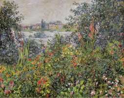 Cuadro de Oscar-Claude Monet - Flores en Vetheuil