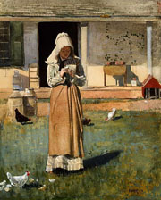 Cuadro de Homer winslow - El pollo enfermo