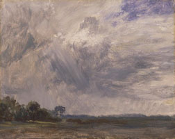 Cuadro de John Constable - Estudio de un cielo nublado