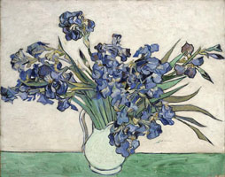 Cuadro de Vincent Willem van Gogh  - Bodegón; Jarrón con Iris