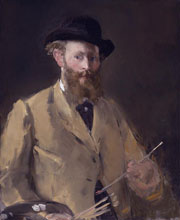 Cuadro de Édouard Manet - Autorretrato a la paleta