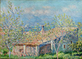 Cuadro de Oscar-Claude Monet - Casa del jardinero en Antibes