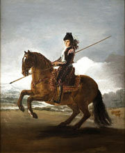 Cuadro de Francisco de Goya y Lucientes - Un garrochista 