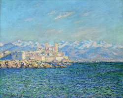 Cuadro de Oscar-Claude Monet - Antibes, efecto de la tarde