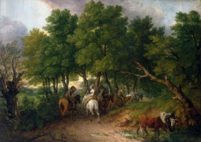 Cuadro de Thomas Gainsborough - Camino del mercado