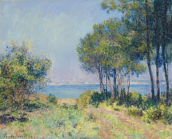 Cuadro de Oscar-Claude Monet - Los Abetos en Varengeville