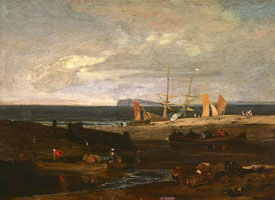 Cuadro de Joseph Mallord William Turner - Una escena en la costa inglesa