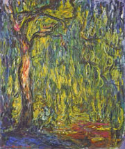 Cuadro de Oscar-Claude Monet - Sauce que llora