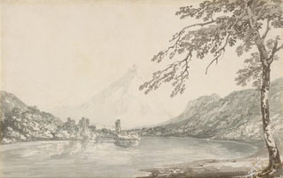 Cuadro de Joseph Mallord William Turner - En el Aar entre Unterseen y el lago de Brienz