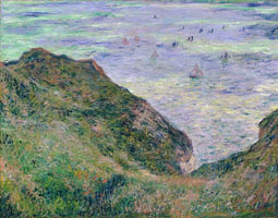 Cuadro de Oscar-Claude Monet - Vista sobre el Acantilado del Mar Pourville