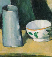 Cuadro de Paul Cézanne - Tazón y Lechera