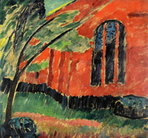 Cuadro de Alexej von Jawlensky - La iglesia en Prerow