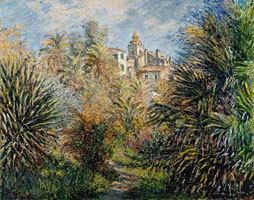 Cuadro de Oscar-Claude Monet - El Jardín de Moreno en Bordighera
