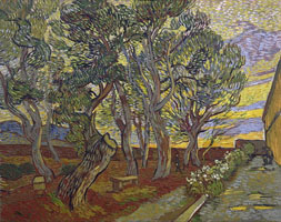 Cuadro de Vincent Willem van Gogh  - El Jardín del Hospital de San Pablo II