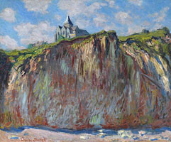 Cuadro de Oscar-Claude Monet - La Iglesia en Varengeville