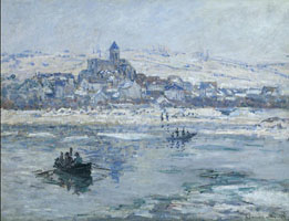 Cuadro de Oscar-Claude Monet - Vetheuil en Invierno